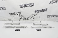Aluminum Hood Hinge Brackets AFTER Chrome-Like Metal Polishing | Aluminum Polishing | Bracket Polishing Services