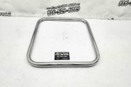 Vintage 1950's Steel Stool Bracket / Foot Rest AFTER Chrome-Like Metal Polishing | Aluminum Polishing | Bracket Polishing Service