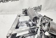 Vintage Steel Hood Hinge Brackets AFTER Chrome-Like Metal Polishing | Steel Polishing | Vintage Hood Hinge Polishing Service