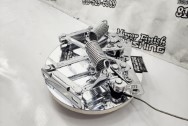 Vintage Steel Hood Hinge Brackets AFTER Chrome-Like Metal Polishing | Steel Polishing | Vintage Hood Hinge Polishing Service