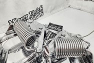 Vintage Steel Hood Hinge Brackets AFTER Chrome-Like Metal Polishing | Steel Polishing | Vintage Hood Hinge Polishing Service