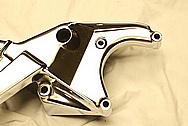 V8 Steel Bracket AFTER Chrome-Like Metal Polishing and Buffing Services
