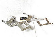 Steel Car Tailgate Brackets AFTER Chrome-Like Metal Polishing and Buffing Services / Restoration Services