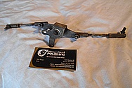 Crossram Steel Intake Manifold Linkage Bracket BEFORE Chrome-Like Metal Polishing and Buffing Services / Restoration Services