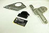Chevrolet ZL-1 V8 Aluminum Brackets BEFORE Chrome-Like Metal Polishing and Buffing Services
