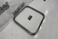 Vintage 1950's Steel Stool Bracket / Foot Rest BEFORE Chrome-Like Metal Polishing | Aluminum Polishing | Bracket Polishing Service