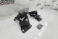 Vintage Steel Hood Hinge Brackets BEFORE Chrome-Like Metal Polishing | Steel Polishing | Vintage Hood Hinge Polishing Service