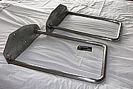 Semi Tractor Trailer Step Brackets BEFORE Chrome-Like Metal Polishing and Buffing Services / Restoration Services 