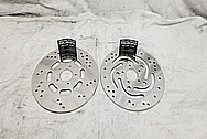 Harley Davidson Motorcycle Stainless Steel Brake Rotors AFTER Chrome-Like Metal Polishing and Buffing Services / Restoration Services - Stainless Steel Polishing - Motorcycle Polishing