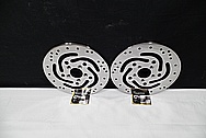 Harley Davidson Steel Brake Rotors AFTER Chrome-Like Metal Polishing and Buffing Services / Restoration Services