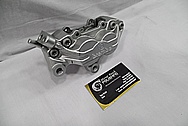 Aluminum Motorcycle Brake Caliper BEFORE Chrome-Like Metal Polishing and Buffing Services / Restoration Services