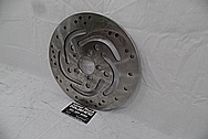 2009 Harley Davidson Rocker Motorcycle Steel Brake Rotor BEFORE Chrome-Like Metal Polishing and Buffing Services / Restoration Services - Stainless Steel Polishing Services