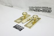 Vintage 100+ Year Old Home Brass Hardware AFTER Chrome-Like Brass Polishing | Vintage Hardware Polishing | Brass Polishing Services