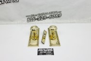 Vintage 100+ Year Old Home Brass Hardware AFTER Chrome-Like Brass Polishing | Vintage Hardware Polishing | Brass Polishing Services