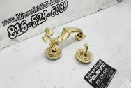 Brass Door Handle Hardware AFTER Chrome-Like Brass Polishing | Door Hardware Polishing | Brass Polishing Services