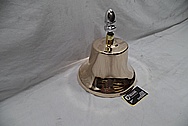 Brass Train Bell AFTER Chrome-Like Metal Polishing and Buffing Services / Restoration Services