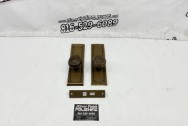 Vintage 100+ Year Old Home Brass Hardware BEFORE Chrome-Like Brass Polishing | Vintage Hardware Polishing | Brass Polishing Services