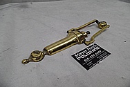 Brass Door Knocker BEFORE Chrome-Like Metal Polishing - Brass Polishing Service - Vintage Polishing Service 