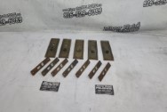 Vintage Brass Door Hardware BEFORE Chrome-Like Metal Polishing - Brass Polishing - Brass Polishing Services - Hardware Polishing Service