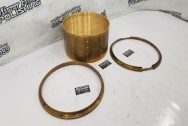 Bronze Drum Set Pieces BEFORE Chrome-Like Metal Polishing and Buffing Services / Restoration Services / Bronze Polishing Service - Drum Shell Polishing 