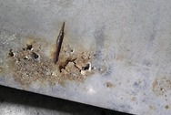 Lincoln Steel Bumper BEFORE Chrome-Like Metal Polishing and Buffing Services | Steel Polishing Services