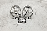 Toyota Supra Steel Cam Gears AFTER Chrome-Like Metal Polishing and Buffing Services - Steel Polishing