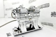 Holley Dual Aluminum Carburetors AFTER Chrome-Like Metal Polishing | Aluminum Polishing Services | Carburetor Polishing Service