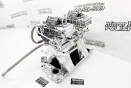 Holley Dual Aluminum Carburetors AFTER Chrome-Like Metal Polishing | Aluminum Polishing Services | Carburetor Polishing Service