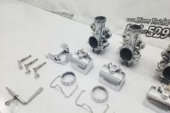 Quad Aluminum Carburetors AFTER Chrome-Like Metal Polishing | Aluminum Polishing Services | Carburetor Polishing Service