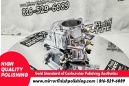 Harley Davidson Aluminum Motorcycle Carburetor AFTER Chrome-Like Polishing | Motorcycle Polishing | Polishing Services