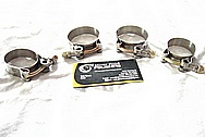 Steel T-Bolt Clamp BEFORE Chrome-Like Metal Polishing and Buffing Services