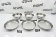 Stainless Steel Cookware | Pans AFTER Chrome-Like Metal Polishing and Buffing Services | Restoration Services | Cookware Polishing