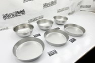 Stainless Steel Cookware | Pans AFTER Chrome-Like Metal Polishing and Buffing Services | Restoration Services | Cookware Polishing