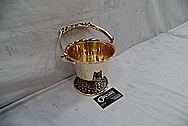 Vintage Copper Bowl AFTER Chrome-Like Metal Polishing and Buffing Services - Copper Polishing