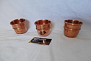 Magicians Magic Copper Cup BEFORE Chrome-Like Metal Polishing and Buffing Services