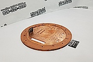 Copper Machined Part BEFORE Chrome-Like Metal Polishing and Buffing Services - Copper Polishing Services 