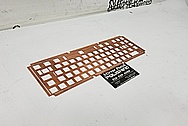 Copper Keyboard Pieces BEFORE Chrome-Like Metal Polishing and Buffing Services / Restoration Services - Copper Polishing - Keyboard Polishing