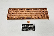 Copper Keyboard Pieces BEFORE Chrome-Like Metal Polishing and Buffing Services / Restoration Services - Copper Polishing - Keyboard Polishing