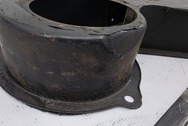Steel Cover Project BEFORE Chrome-Like Metal Polishing and Buffing Services Steel Polishing Services