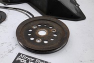 Steel Cover Project BEFORE Chrome-Like Metal Polishing and Buffing Services Steel Polishing Services