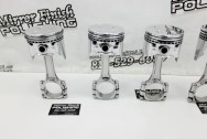 Engine Block Rods and Pistons AFTER Chrome-Like Metal Polishing - Aluminum and Steel Polishing - Rods and Pistons Polishing Service