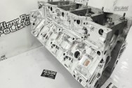 Tug Boat Aluminum Engine Piston AFTER Chrome-Like Metal Polishing - Engine Piston Polishing Service