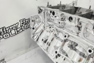 Tug Boat Aluminum Engine Piston AFTER Chrome-Like Metal Polishing - Engine Piston Polishing Service