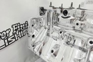 Tug Boat Aluminum Engine Piston AFTER Chrome-Like Metal Polishing - Engine Piston Polishing Service