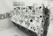 Tug Boat Aluminum Engine Piston AFTER Chrome-Like Metal Polishing - Engine Piston Polishing Service