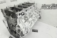 Tug Boat Aluminum Engine Piston AFTER Chrome-Like Metal Polishing - Engine Piston Polishing Service