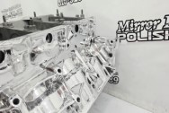 Tug Boat Aluminum Engine Piston AFTER Chrome-Like Metal Polishing - Engine Piston Polishing Service