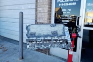 Dodge Viper Aluminum Engine Block AFTER Chrome-Like Metal Polishing and Buffing Services / Restoration Services - Engine Polishing - Block Polishing Service
