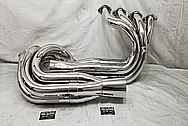 Stainless Steel Headers AFTER Chrome-Like Metal Polishing and Buffing Services / Restoration Services - Exhaust Polishing - Header Polishing 