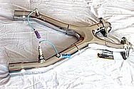 Ford Mustang Cobra Stainless Steel Bassani X-Pipe Exhaust System AFTER Chrome-Like Metal Polishing and Buffing Services